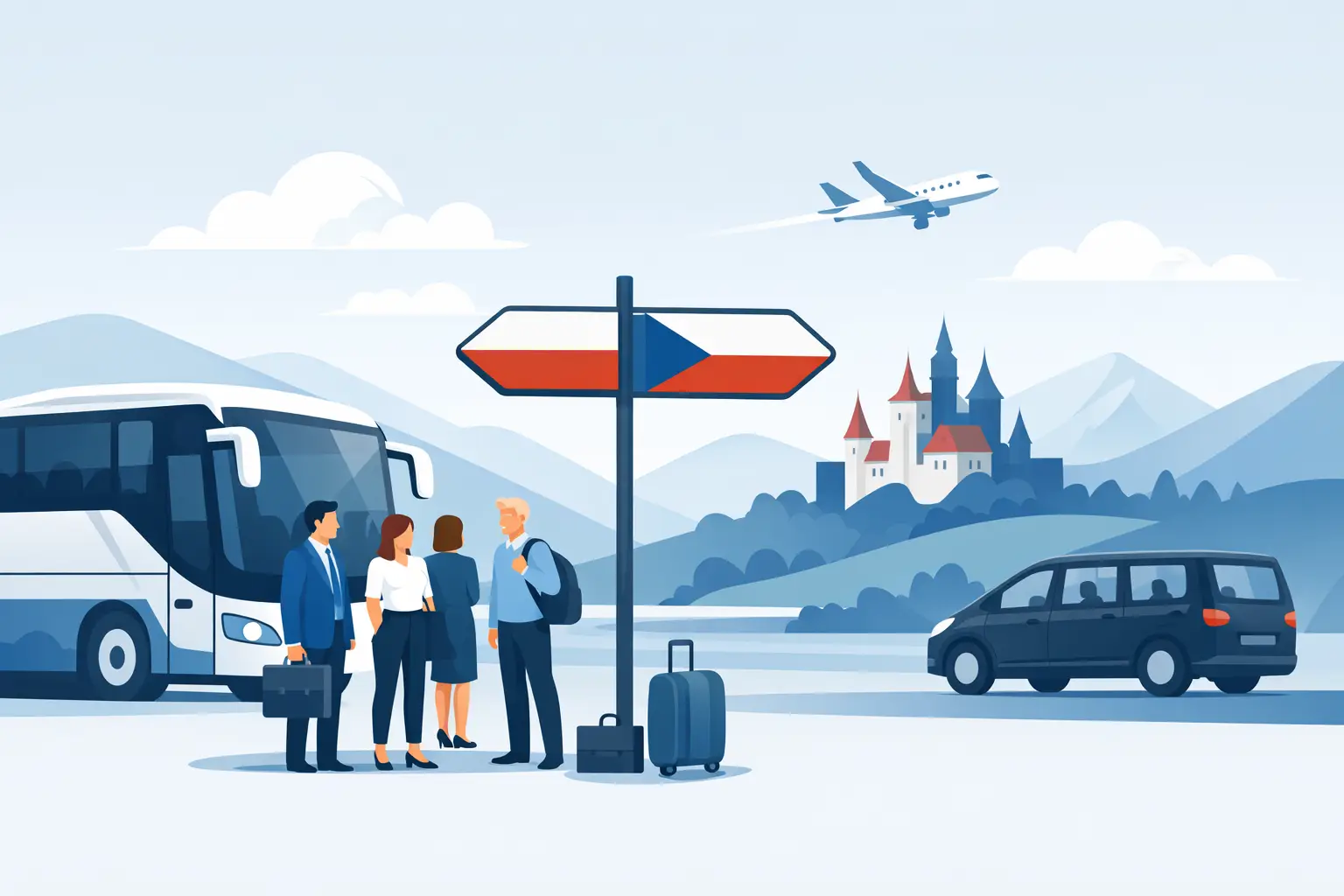 Jak zorganizować przewóz pracowników do Czech